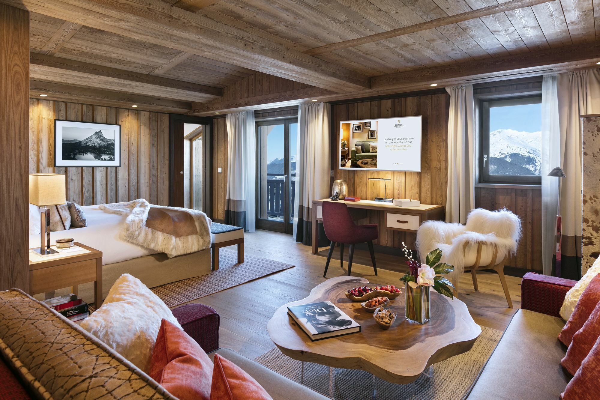 Hôtel Barrière Les Neiges Courchevel Exterior foto